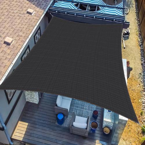 1pc 90 black sunshade net with grommets mesh screen sunshade cloth greenhouses patios plants gazebos