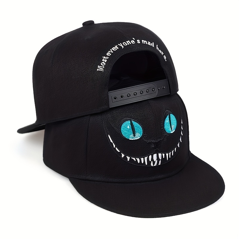 

1pc Cat Cap, Hip-hop Hat, Sun , Polyester, Pattern, Slight , For /fall , , And