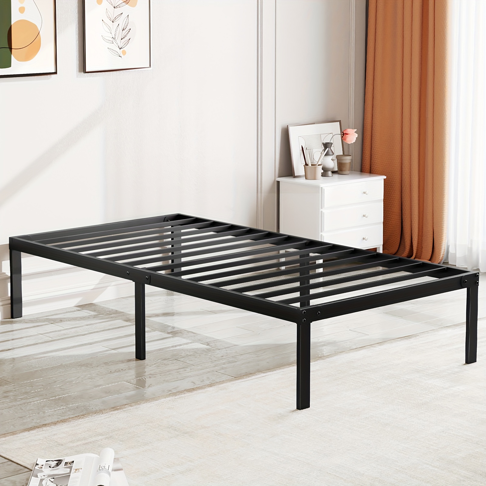 

Metal Bed Frame - Size Metal Bed Frame Mattress Foundation Steel , Needed, Frame,