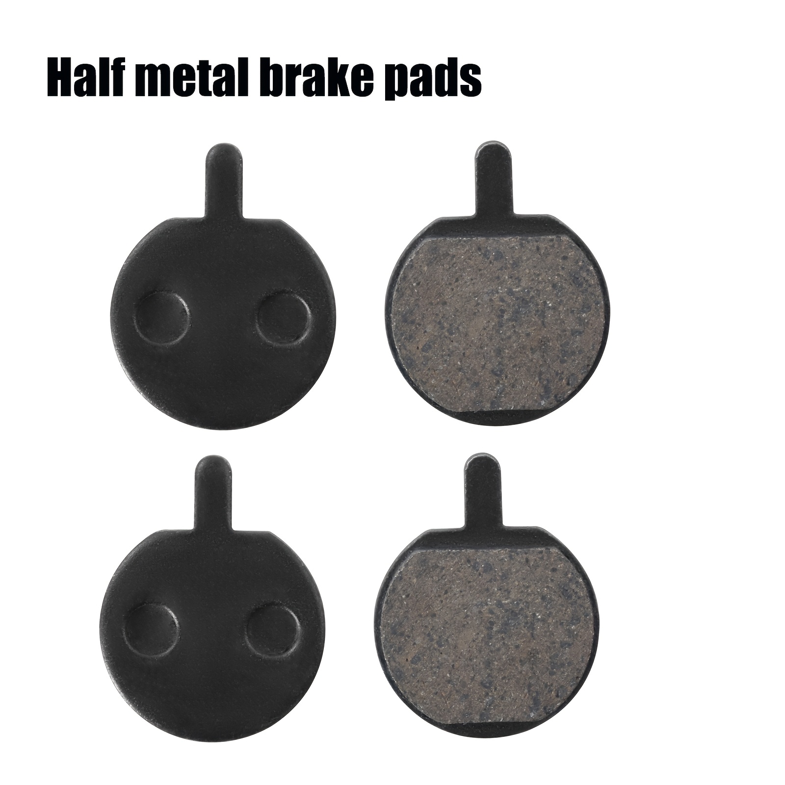TEMU 2 di pastiglie freno semi-metalliche, adatte per biciclette, monopattini elettrici, bici pieghevoli e veicoli a pedalata assistita