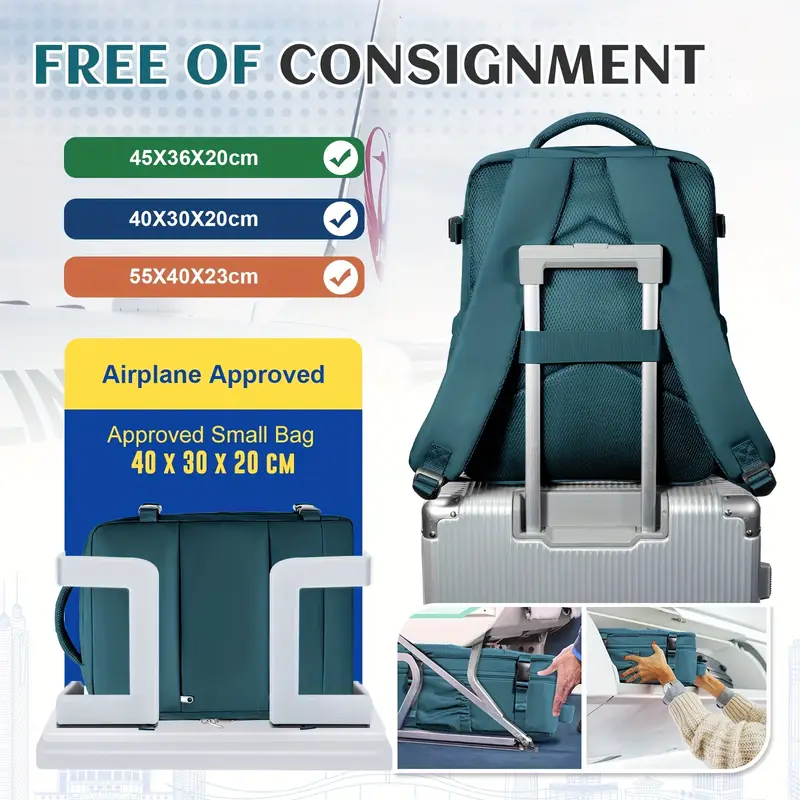 Reisrugzak Cabin Bag Ryanair 40x20x25 Laptop Rugzak voor Mannen en Vrouwen Handbagage Ryanair Reisrugzak Cabin Bag Ryanair 40x20x25 Laptop Rugzak voor Mannen en Vrouwen Handbagage Ryanair