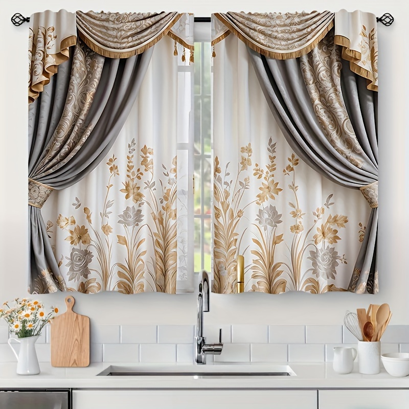 

Curtains, 24x59 , , Polyester, , Rod , , For , , , Bathroom