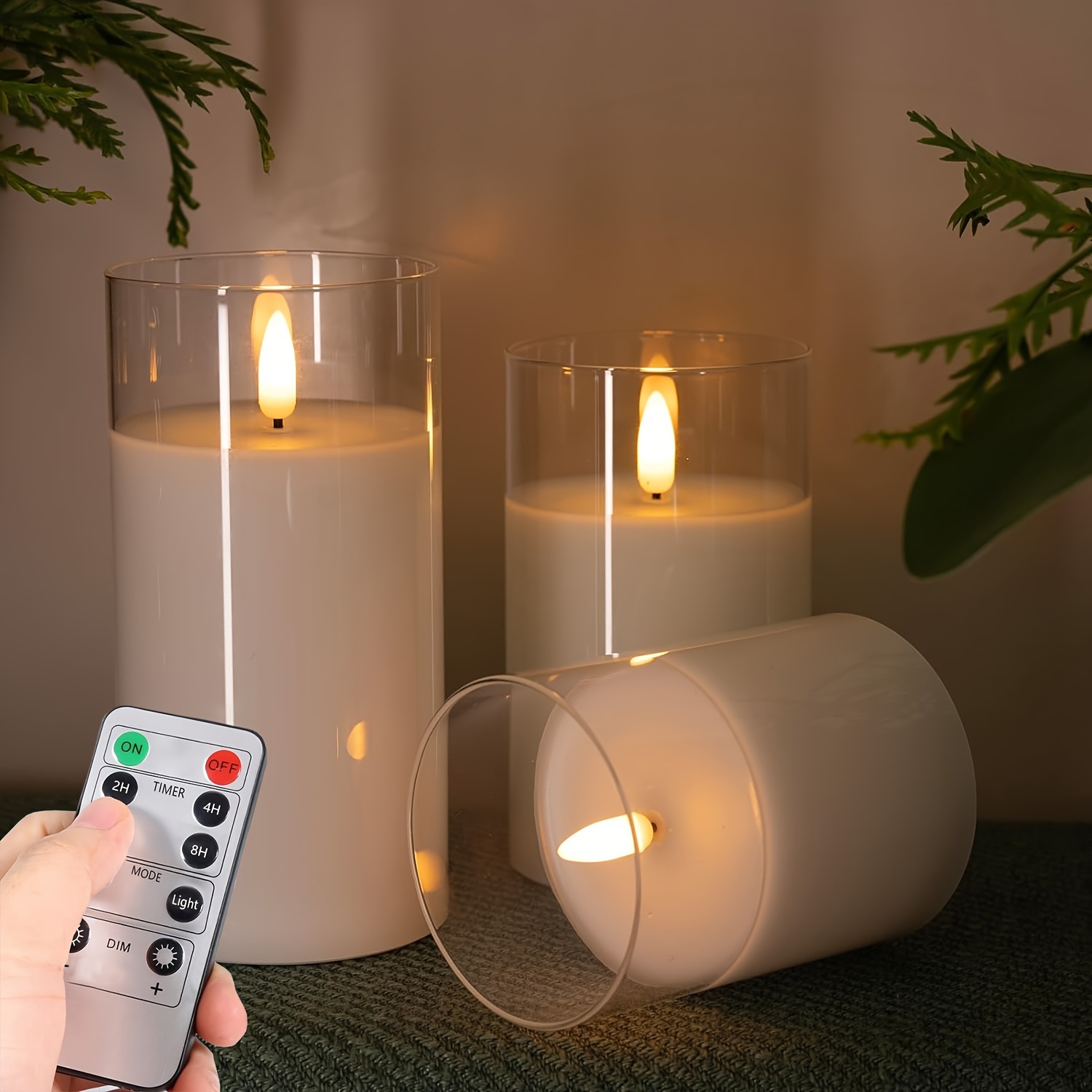 Valentine's Day Remote Control Battery-Powered Electronic Candles