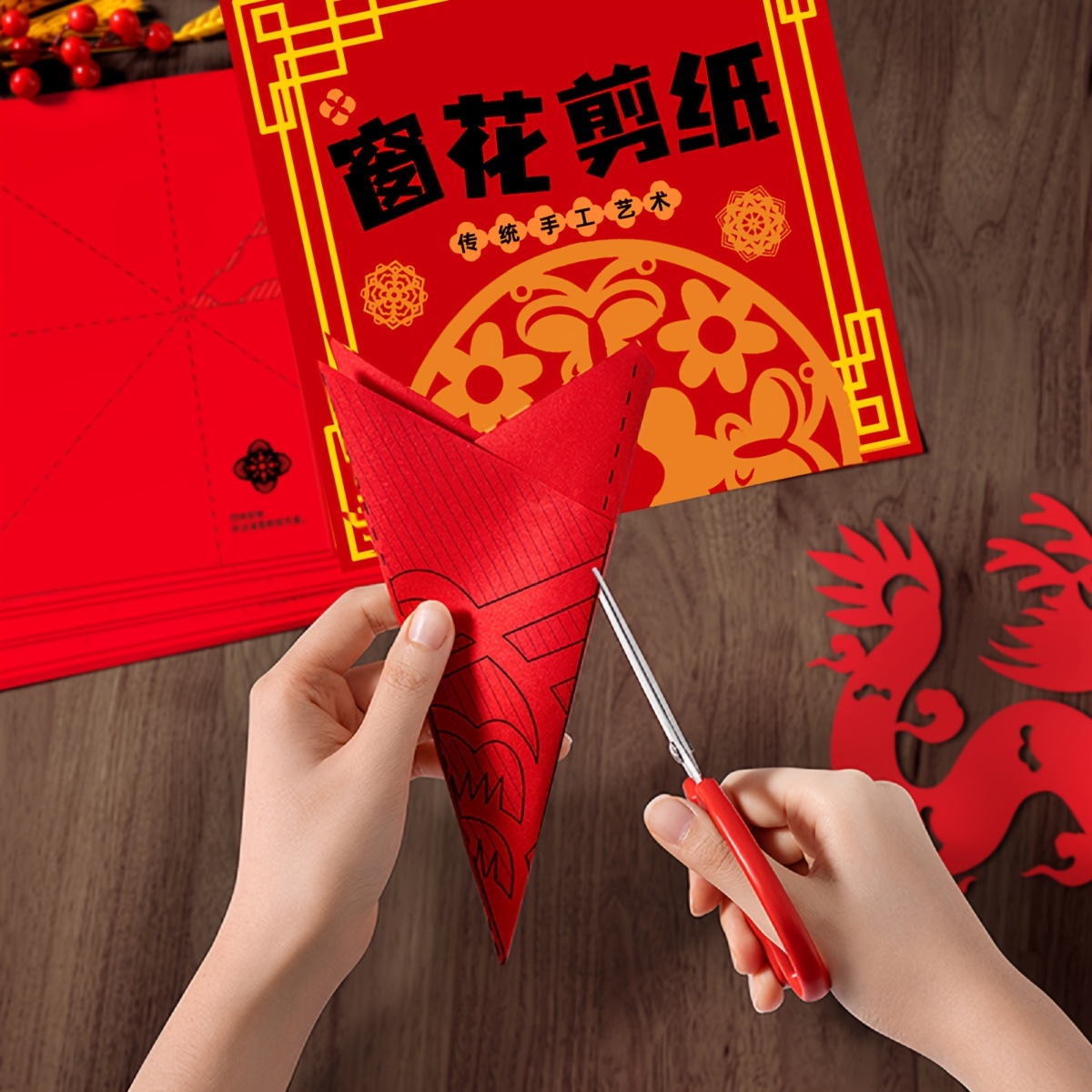 

Brain Development - Education Diy Handmade Kit -30pcs Of Traditional Chinese Paper Set - Holiday Gift - Friendship