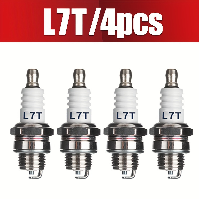 

4pcs Premium L7t For 2- Chainsaws, Brush & Blowers - Engine Ignition Accessories, Fits Multiple Models