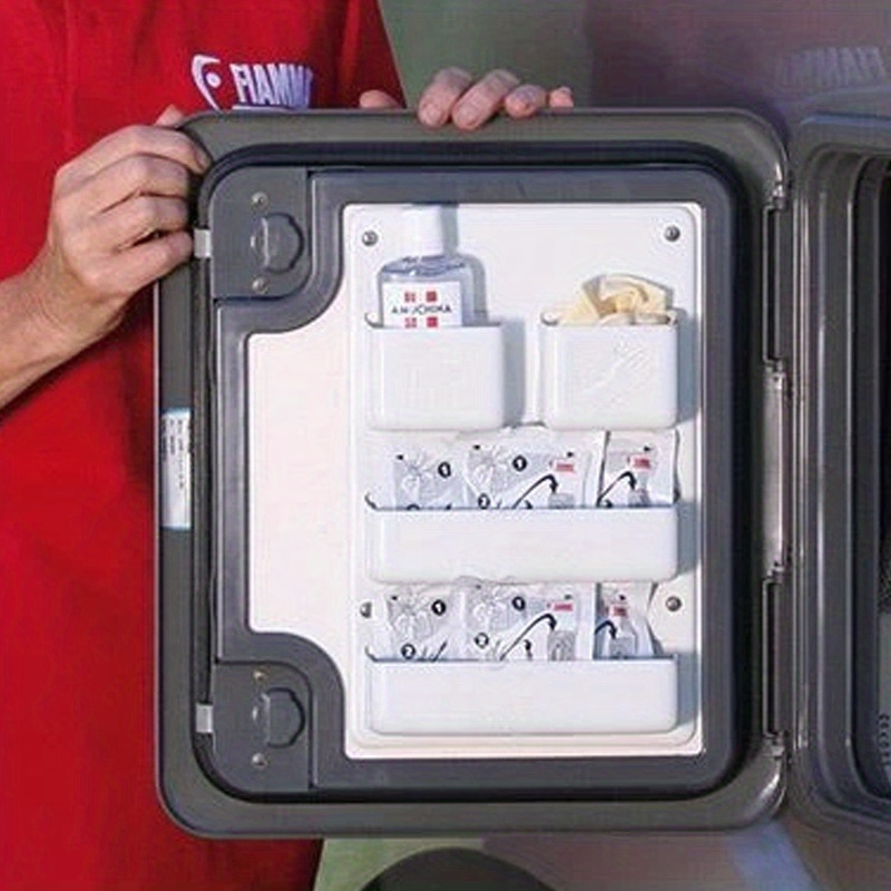Rv Door Organizer Storage Box, Heavy-duty Pp Material And Durable Abs Construction, Shelves, Space- Design