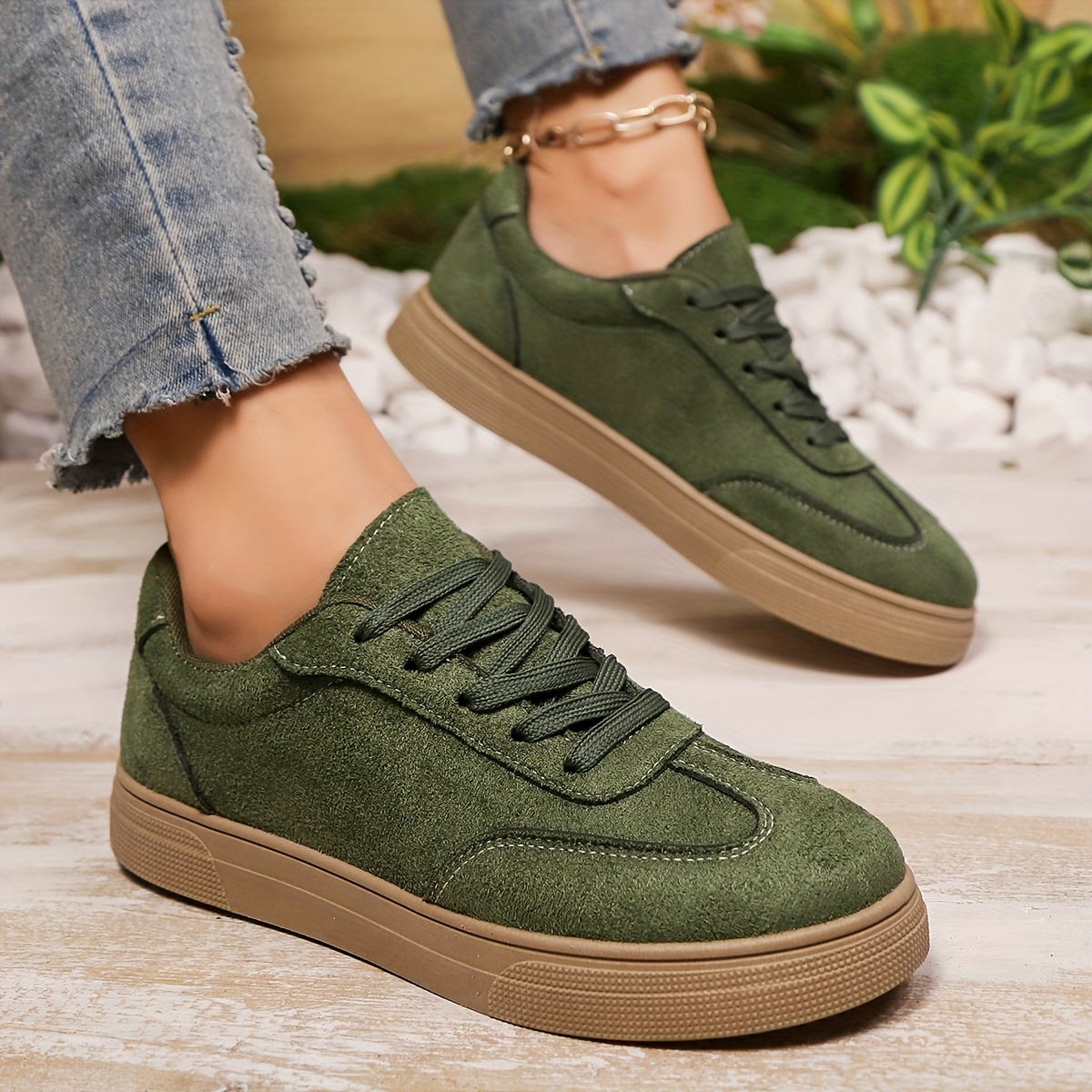 Women'S Canvas Sneakers Comfortable Casual Lace-Up Shoes with Thick  Sole Low-* Durable Fabric Lining for Casual