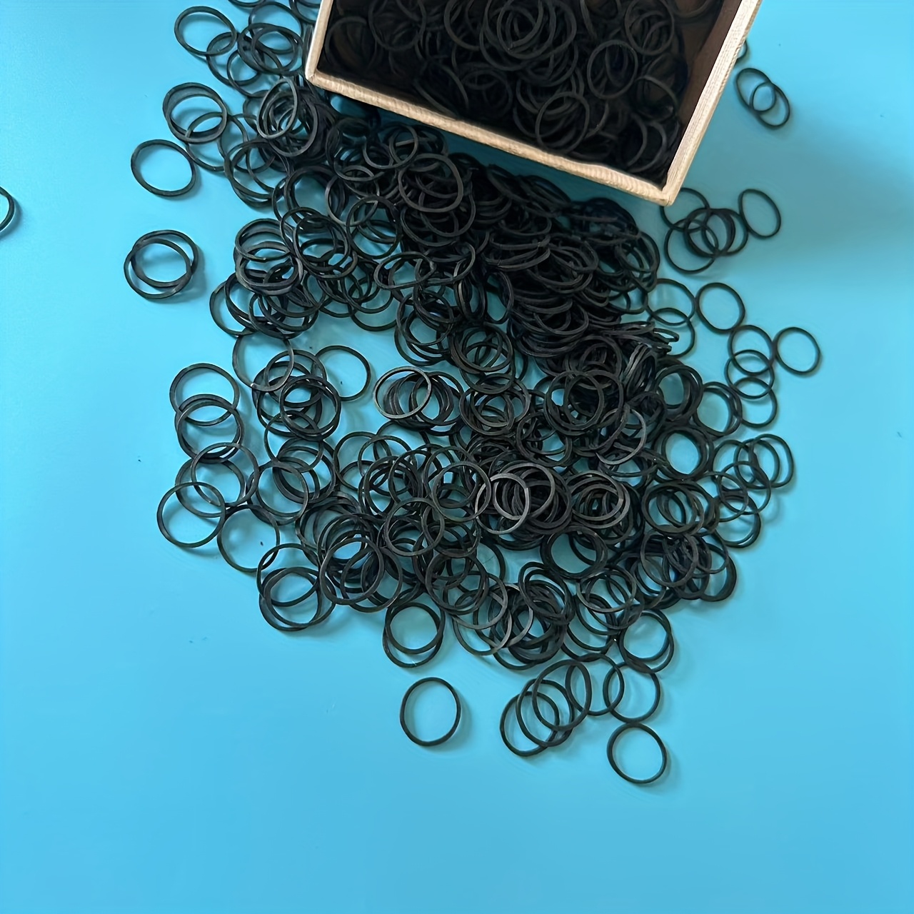 about 115/315/612/1212 pieces black mini rubber bands, braided and wedding hairstyles - soft elastic headband, simple design for birthday gifts, ideal choice for Valentine's Day or daily use