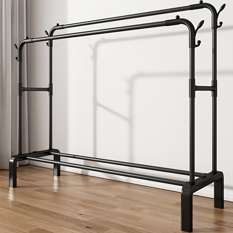 

Double-bar Clothes - Freestanding, Portable Organizer For , , & Boutiques,