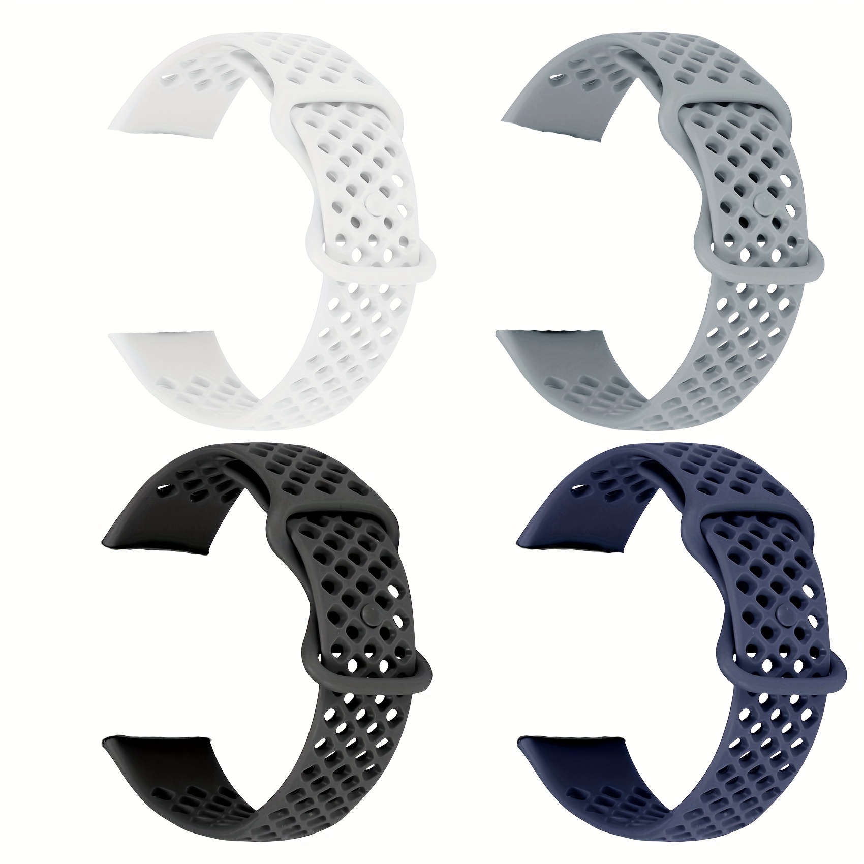 Paquet de 5 bracelets Versa 3 compatibles avec Fitbit Sense et Fitbit Versa  3 pour femmes, bracelets sport de rechange pour montre Fitbit Sense, petit