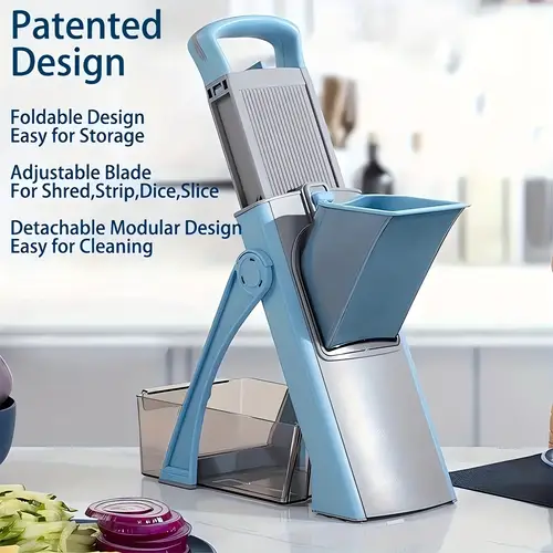 upgrade safe mandoline slicer plus adjustable vegetable chopper food slicer potatoslicer veggie salad chopper chopping artifact