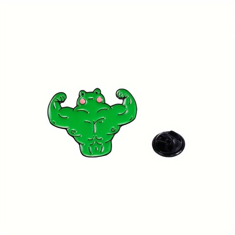 Broche Grenouille En Métal Argenté - Finition Acier Inoxydable - Neuf Sans Emballage - Accessoire Mignon Et Nature