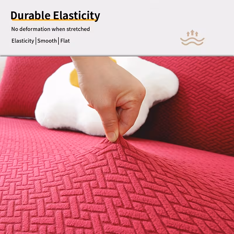 1pc elastic sofa cover minimalist style use machine washable pet friendly elastic home decor suitable for offices bedrooms living rooms and other occasions Product details 3
