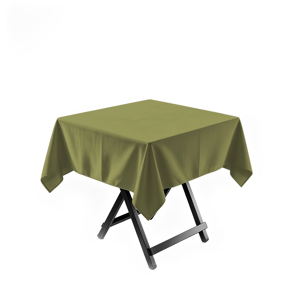 TEMU 1pc Modern Minimalist Matte Flannel Square Tablecloth, Soft Draping Skin-friendly Flannel Cover Cloth, Decorative Table Cover For Living Room