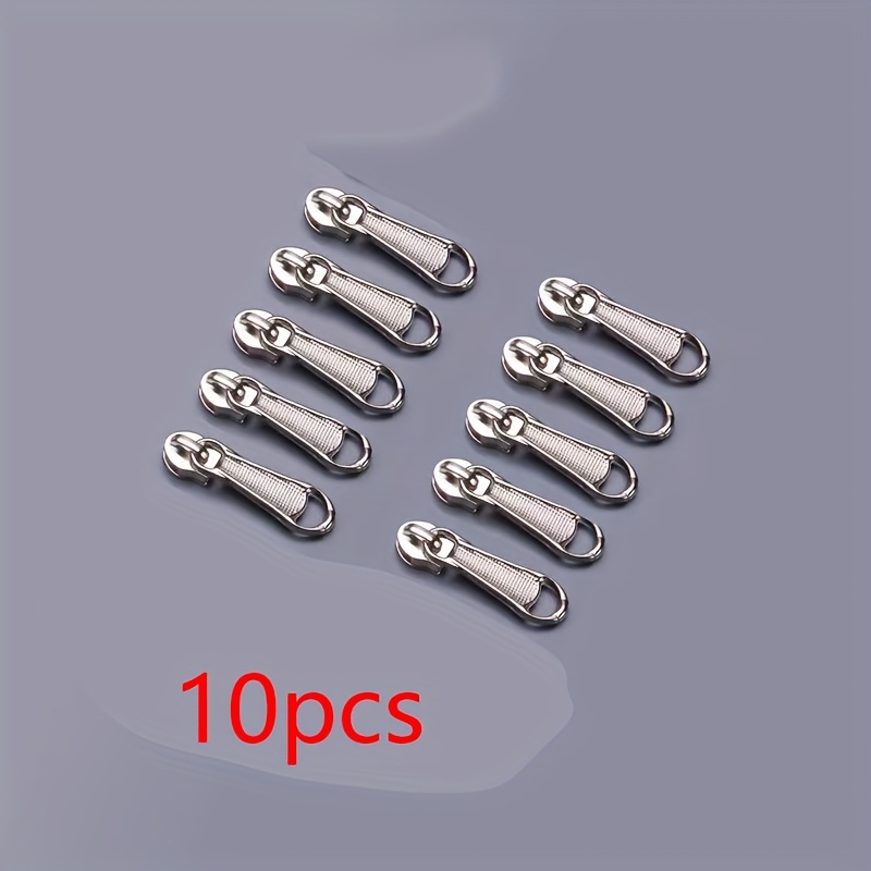 Image of 10pcs Pack Thickened Zipper Head Zipper Pull Pillowcase Quilt Cover Pillow Zipper Household Quilt Cover Special Zipper Head Additions