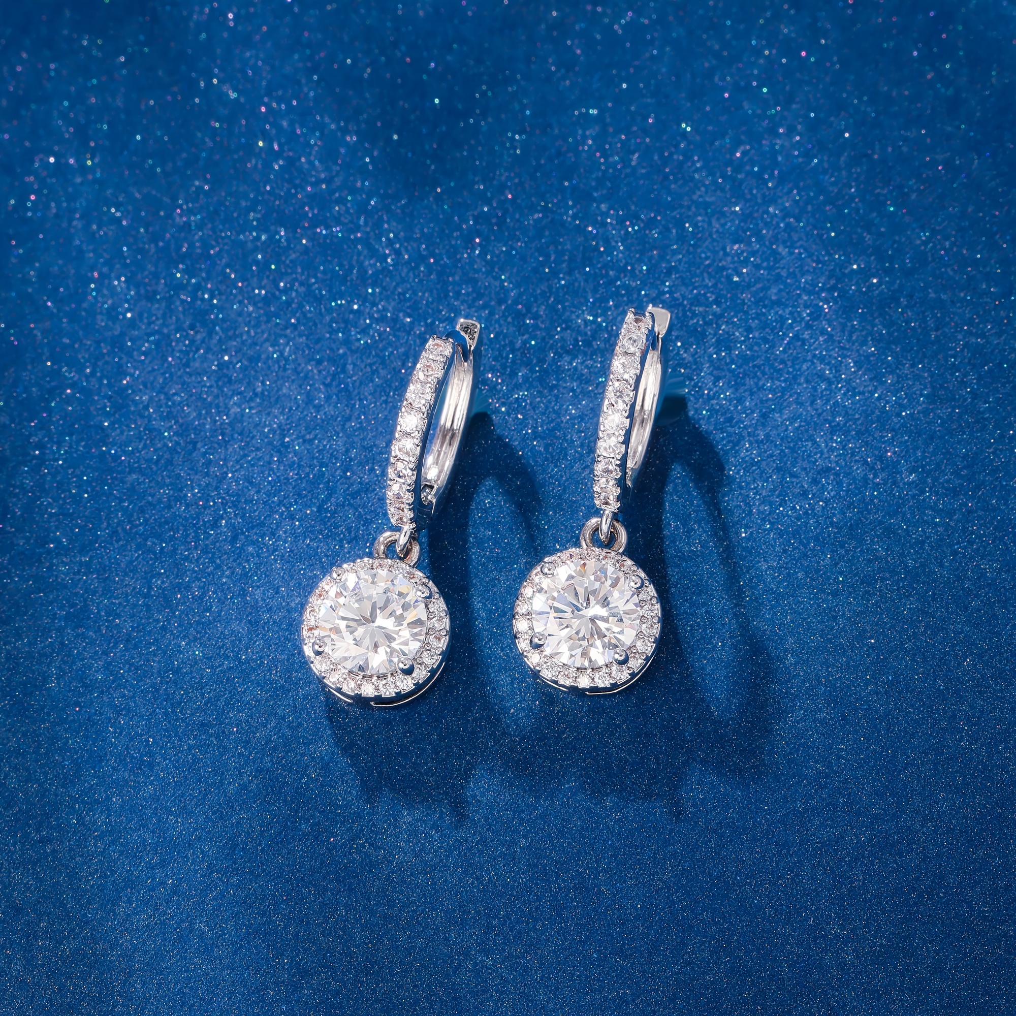 round dangling earrings   atmosphere suitable for women a   of gift occasions with box Product details 1