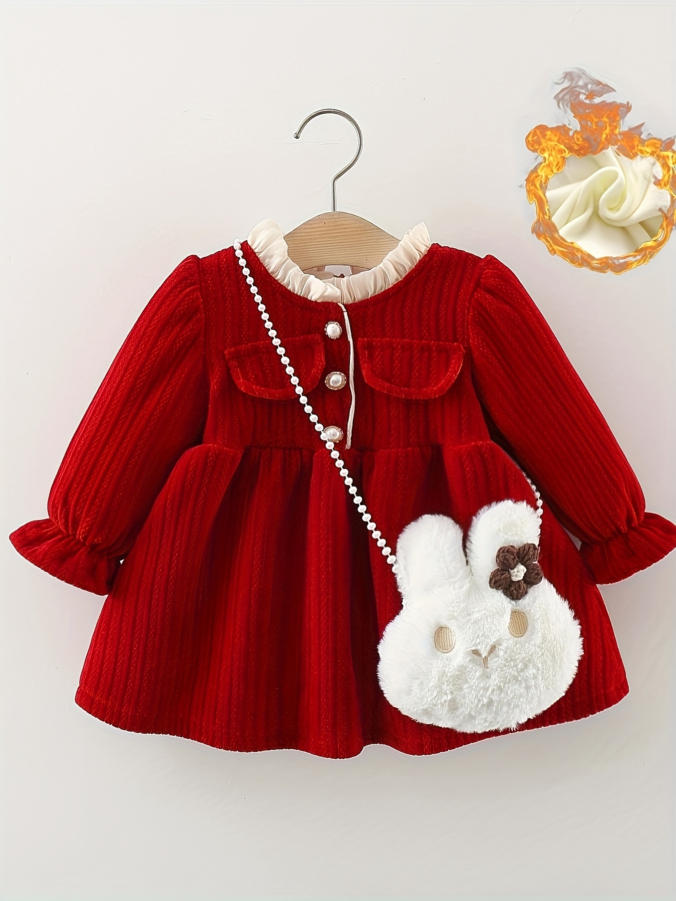 winter dresses for toddler girl sold on Temu United States