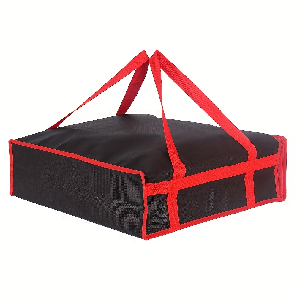 TEMU 50 X 50 X 20.5 Cm Insulated Pizza Delivery Bag, Reusable Grocery Bag, Secure Non-food Contact Design, Pizza Delivery Bag, Sturdy Construction,
