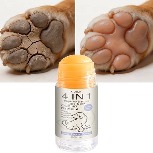 pet care cream 40g pet care stick with coconut oil and nuts soothes dry cracked paws and protects pets from heat ideal for dogs moisturizing care coconut oil cream