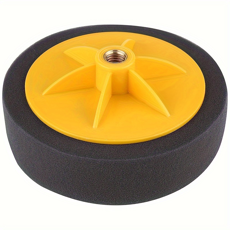 6-inch Car Polishing Sponge Pad Kit With M14 Thread - Durable Plastic, No Power Needed - Buffer Polisher