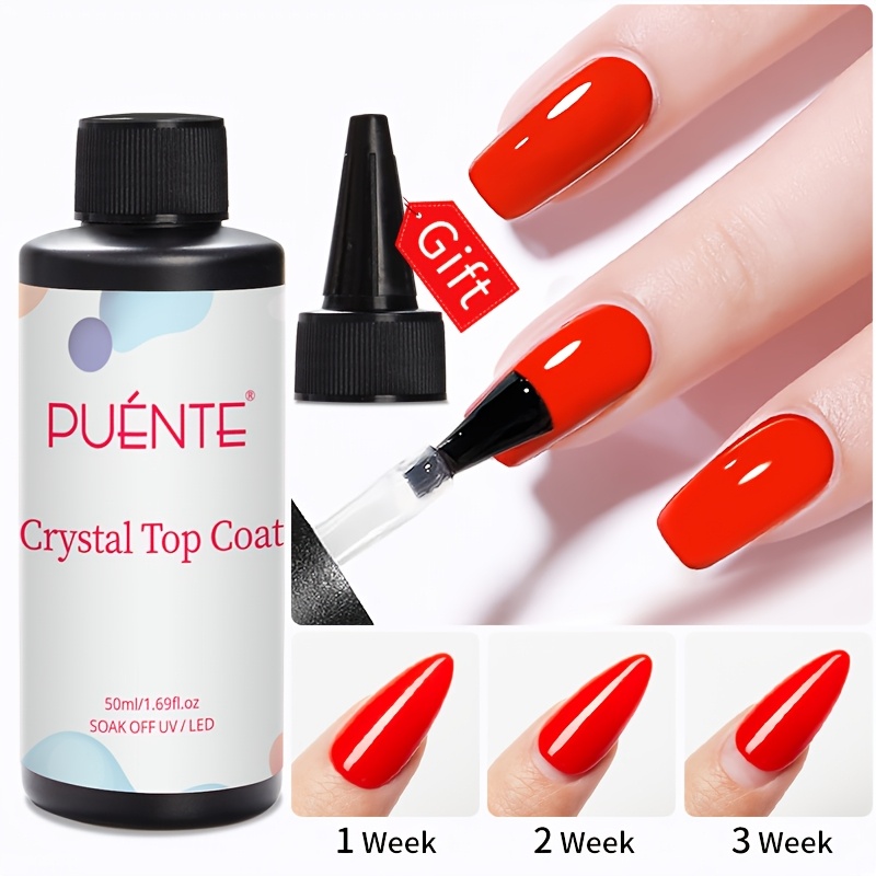 Image of 50ml Gel Nail Polish, No Wipe, Soak Off Led, Hypoallergenic And -free, Semi-permanent Varnish For Sensitive Nails, For Home Nail Salon Use
