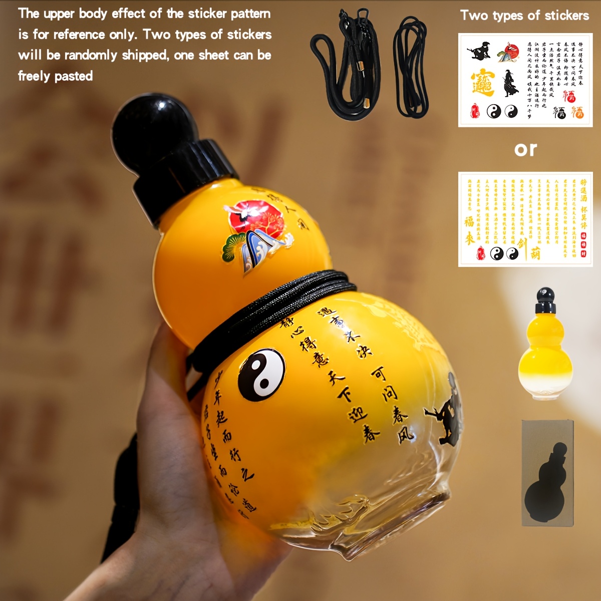 gourd water bottle sold on Temu Japan