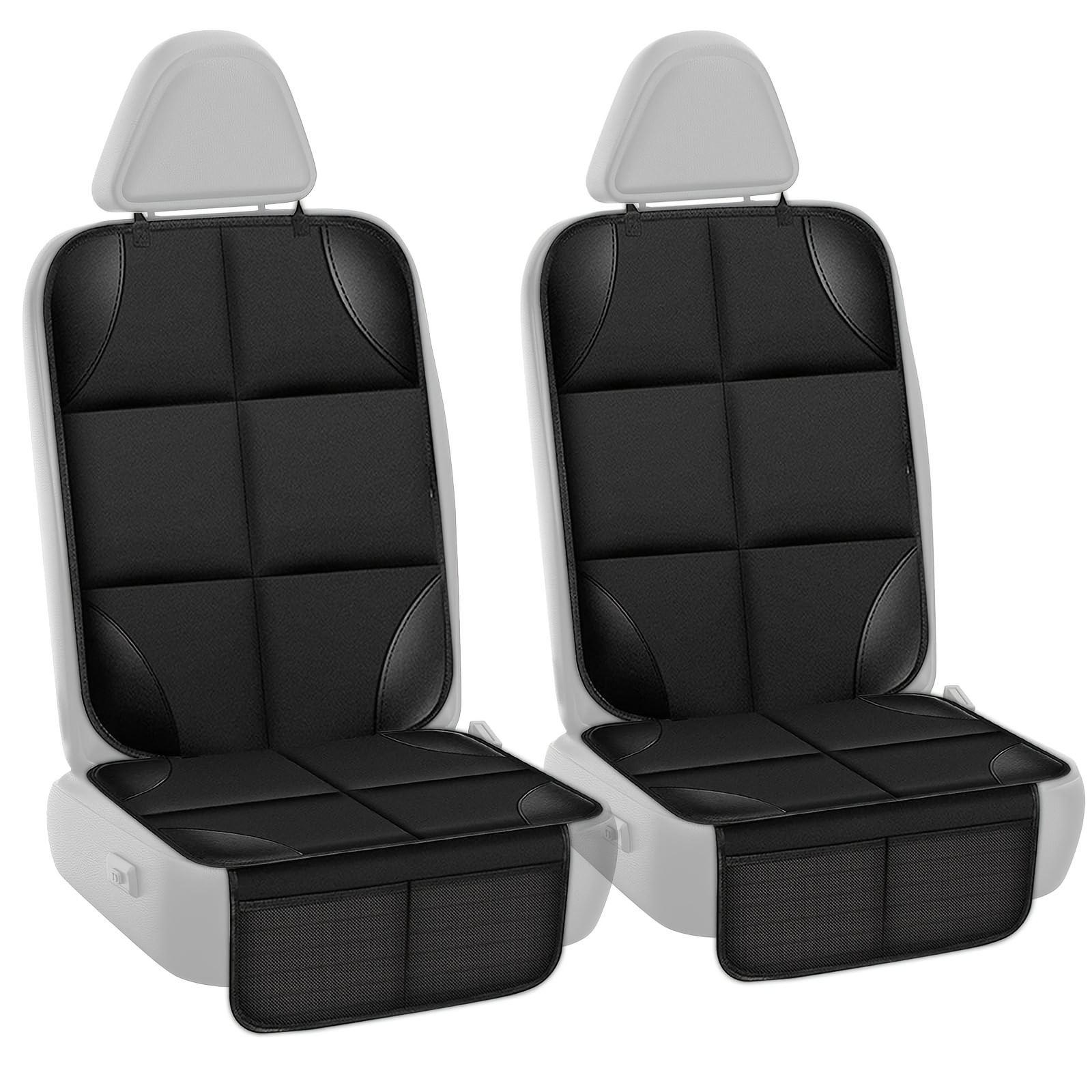 Car Seat Covers, 2- Car Seat Covers With Non-slip Function, Rear Seat Protector For Car Seats And Pets, Compatible With , Suitable For All Car Seats