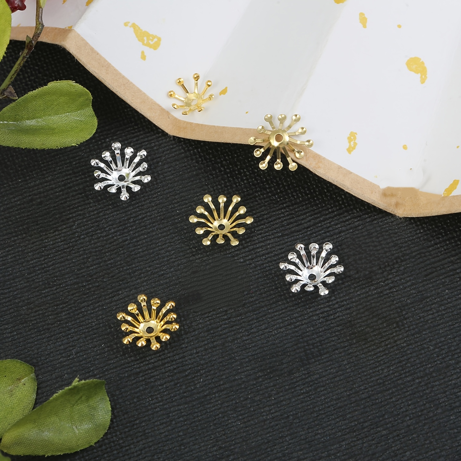30/60pcs Flower Shaped Sewing Fasteners for Crafts