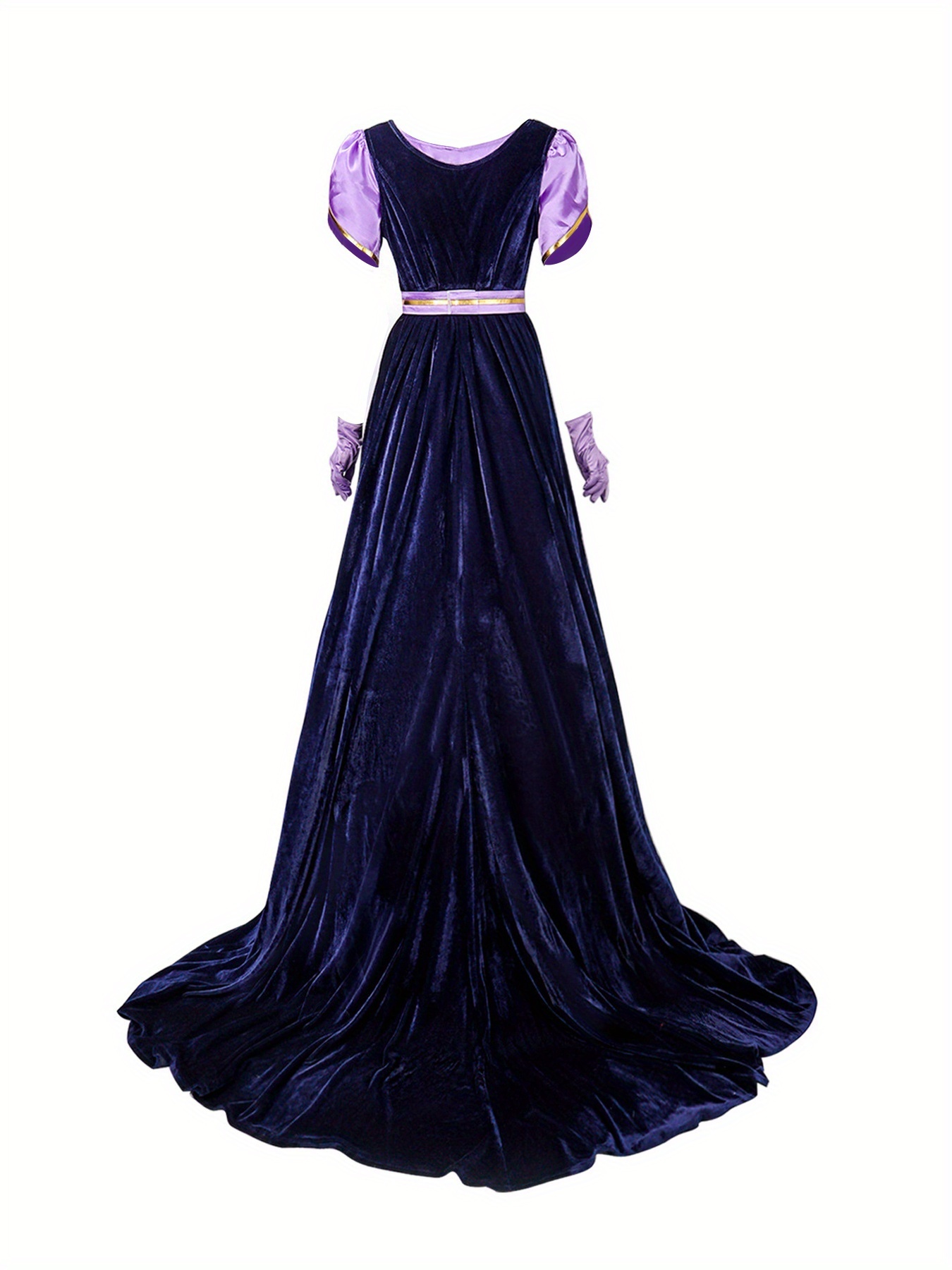open lace back dress Long Plus Size Green Medieval Costume