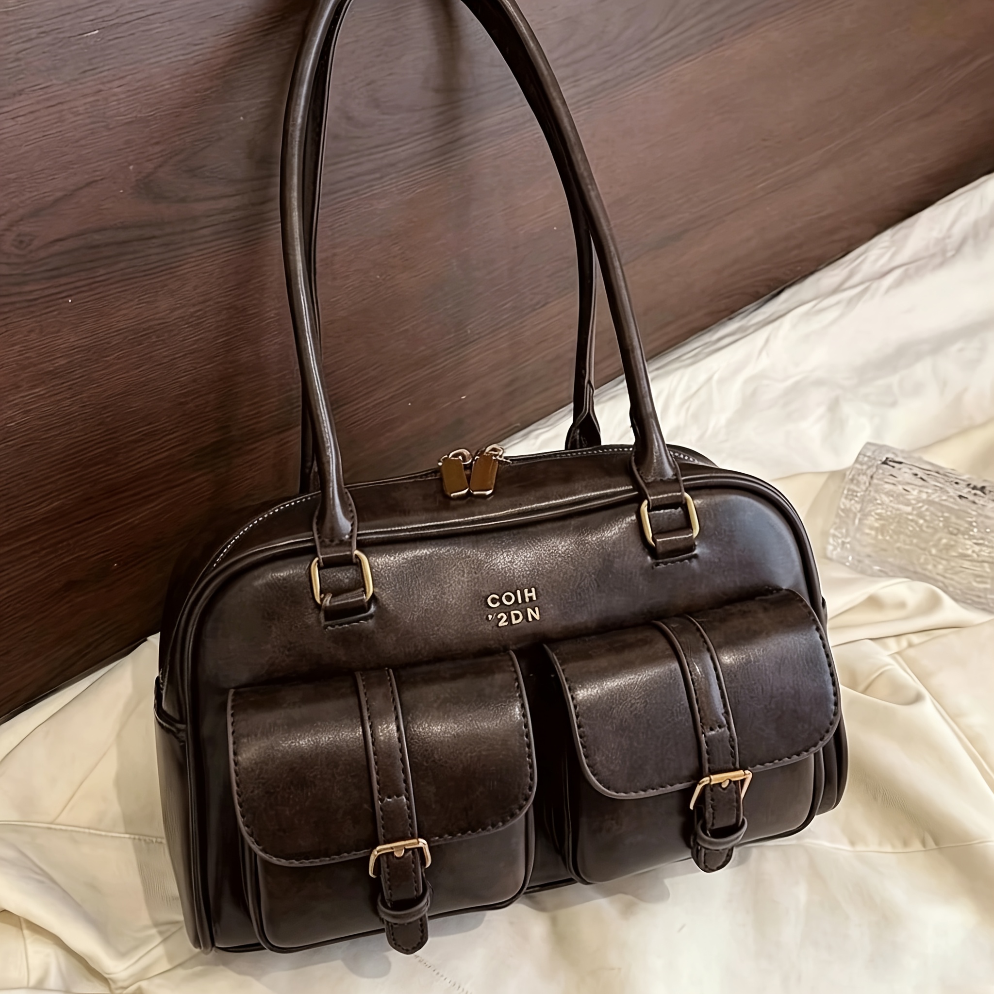 womens multi pocket shoulder bag - Temu