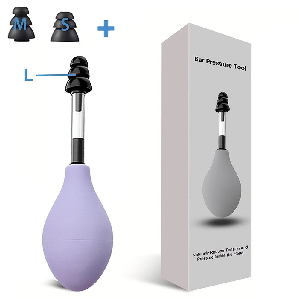 1 Device Xunhaoo Portable Ear Pressure Tool with 3 Sizes Soft Earplugs Suitable for Migraine, Tension Headache & Tinnitus - Travel-Friendly Earplug Massager Device - Image 14
