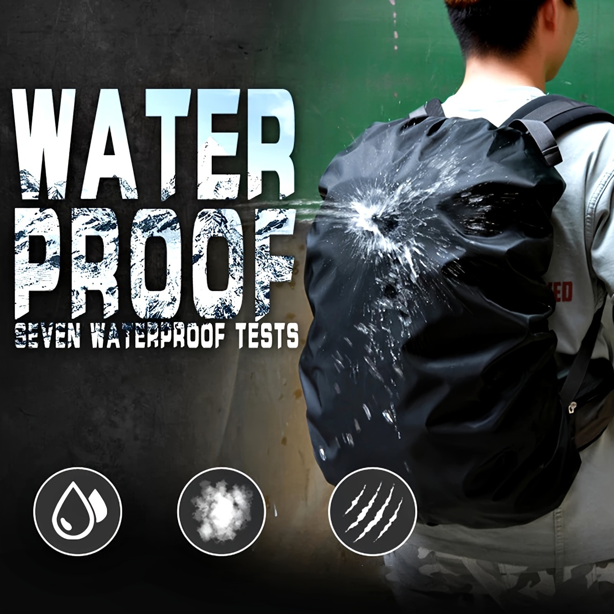 Waterproof Backpack Rain Cover - Temu Canada