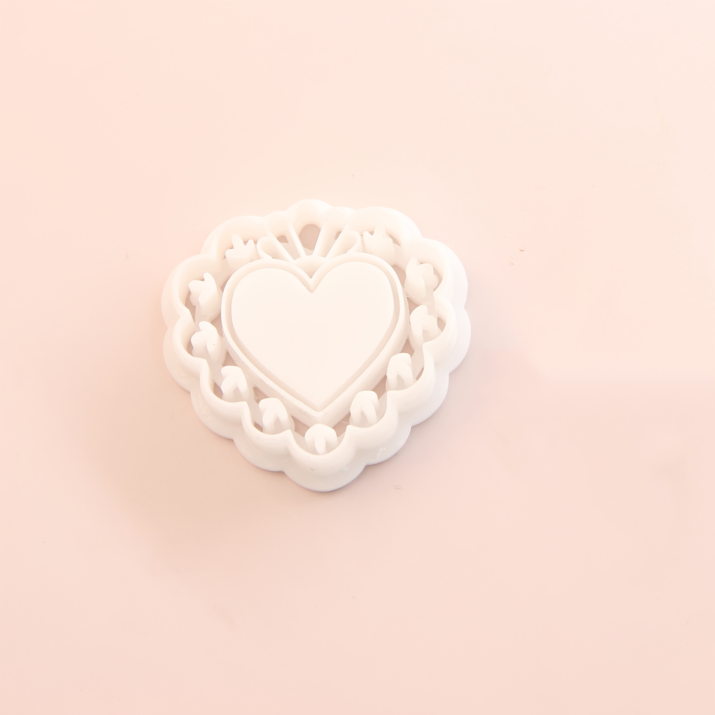 TEMU 1pc Jewelry Crafting Tools For Love-themed Earrings, Including Hollow Clay Cutters Designed For Valentine's Day Polymer Clay Jewelry Kits