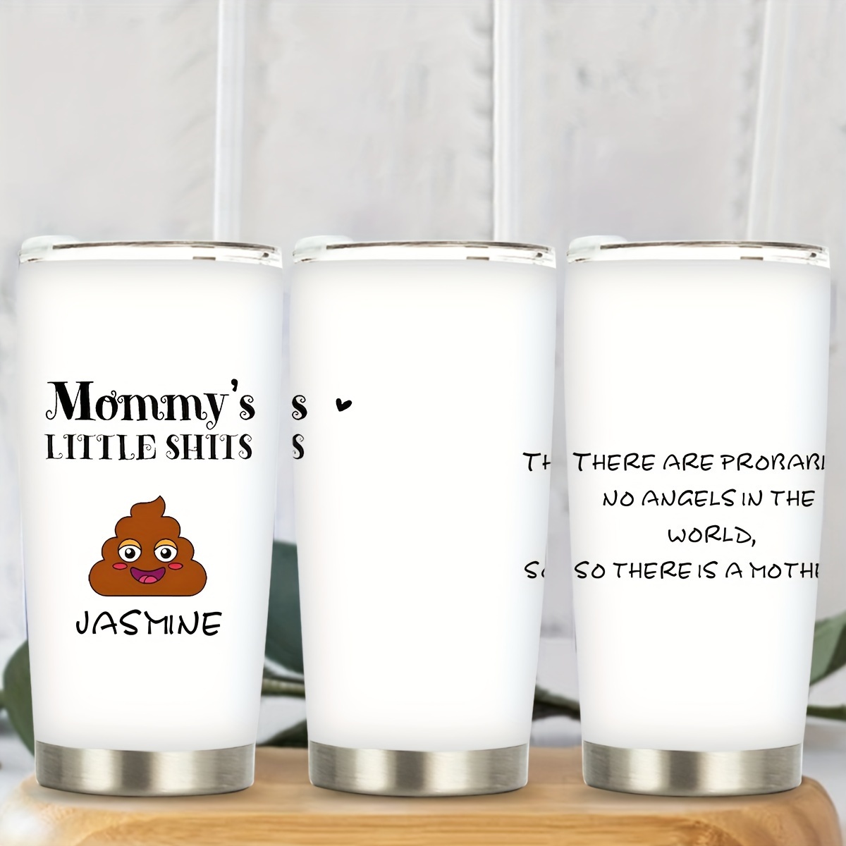 1pc, Insulated Travel 20oz Stainless Steel Tumbler Cup With Lid, Personalised Mother's Day Yeti Tumbler Cup, Durable, Easy-Care, Hot & Cold Drinks Cup, Birthday Gift For Family And Friends, Mother's Day Gift, Birthday Gifts For Mom