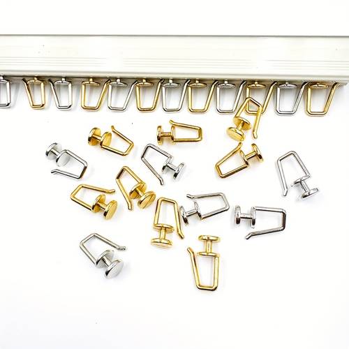 20pcs curtain track accessories full metal rail wheels clips rings with alloy rollers for curtains and durable and sun resistant for hotels homes cars and sunrooms