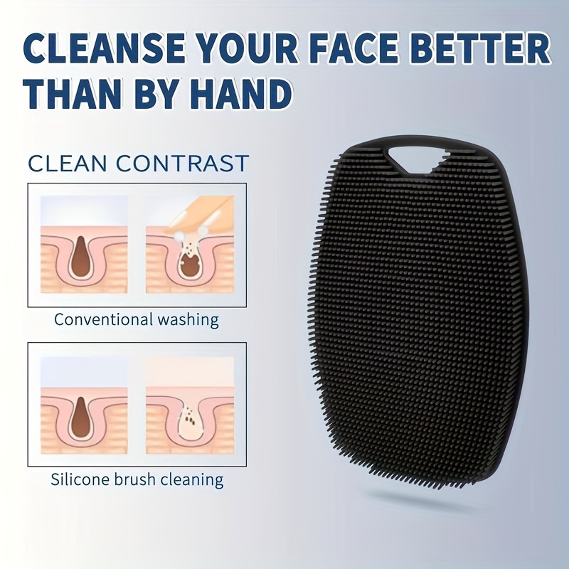 Soft Silicone Exfoliating Pad with Random Postcard