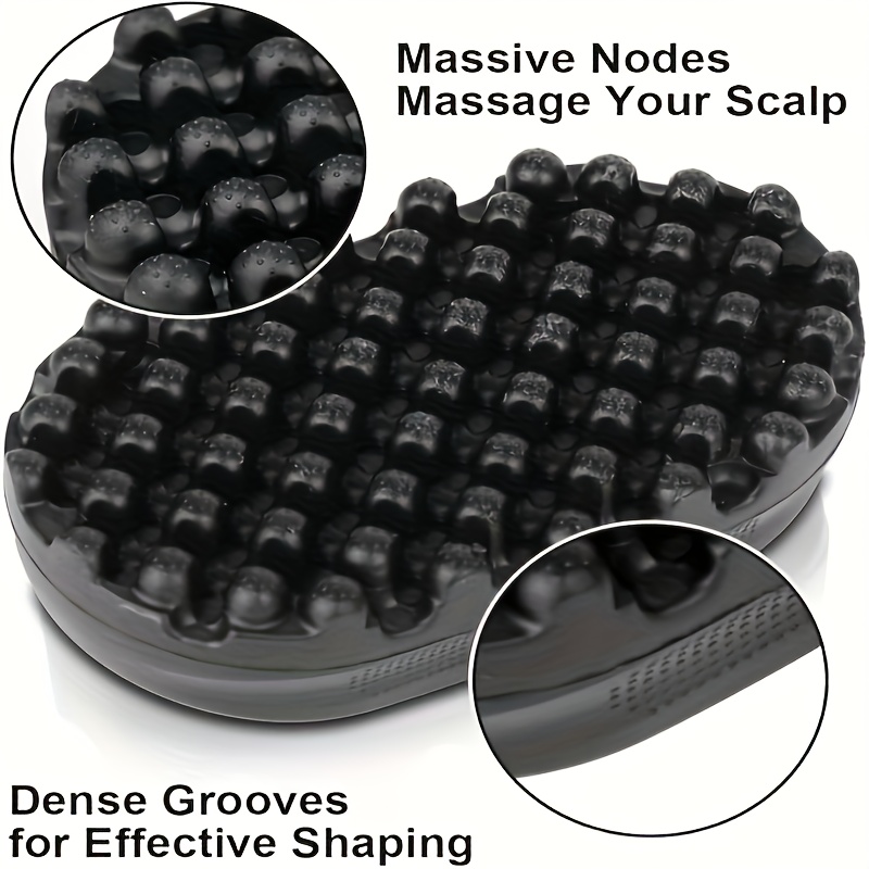 1 x washable african twist braiding comb detangling styling tool for curly hair dreadlocks and braids silicone handle with rubber bristles ideal for hair care and styling hair styling tool ergonomic handle durable hair tool Product details 0