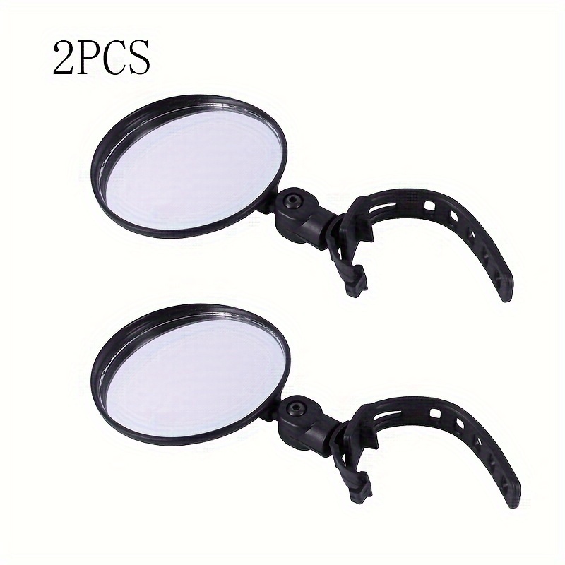 

2-pack Hd Wide-angle Bike Mirrors With 360° Adjustable Rotation - Fit Convex Rearview For Mountain, Road Bikes & Scooters Bike Mirrors For Handlebars Bicycle Mirrors For Handlebars