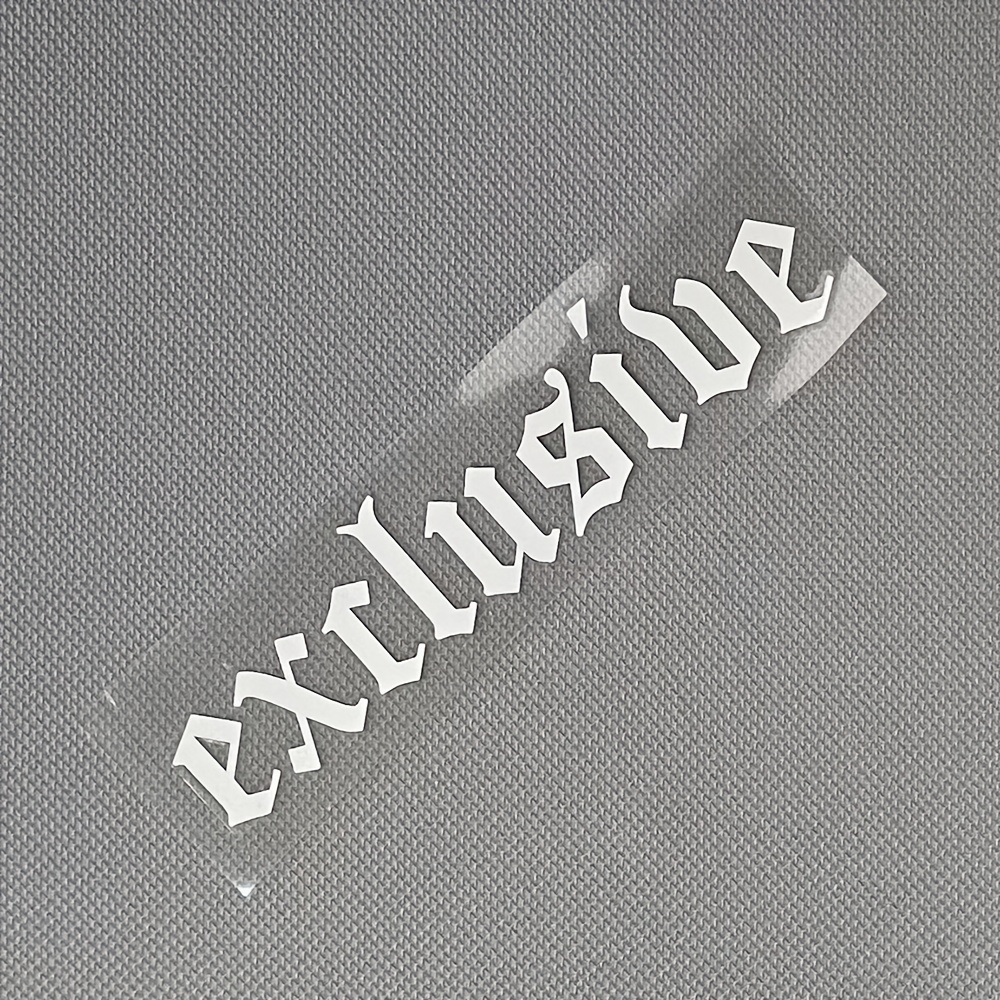 Muscle Car Windshield Sticker English Letters Car Window Bumper Vinyl Decal