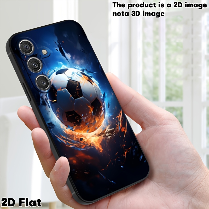 TEMU Phone Case: Artistic Football Pattern Case, Suitable For Galaxy A73 A55 A54 A53 A52 A51 A50, Galaxy S24 S23 S22 Ultra, A10 A13 A14 A15 A16 A20