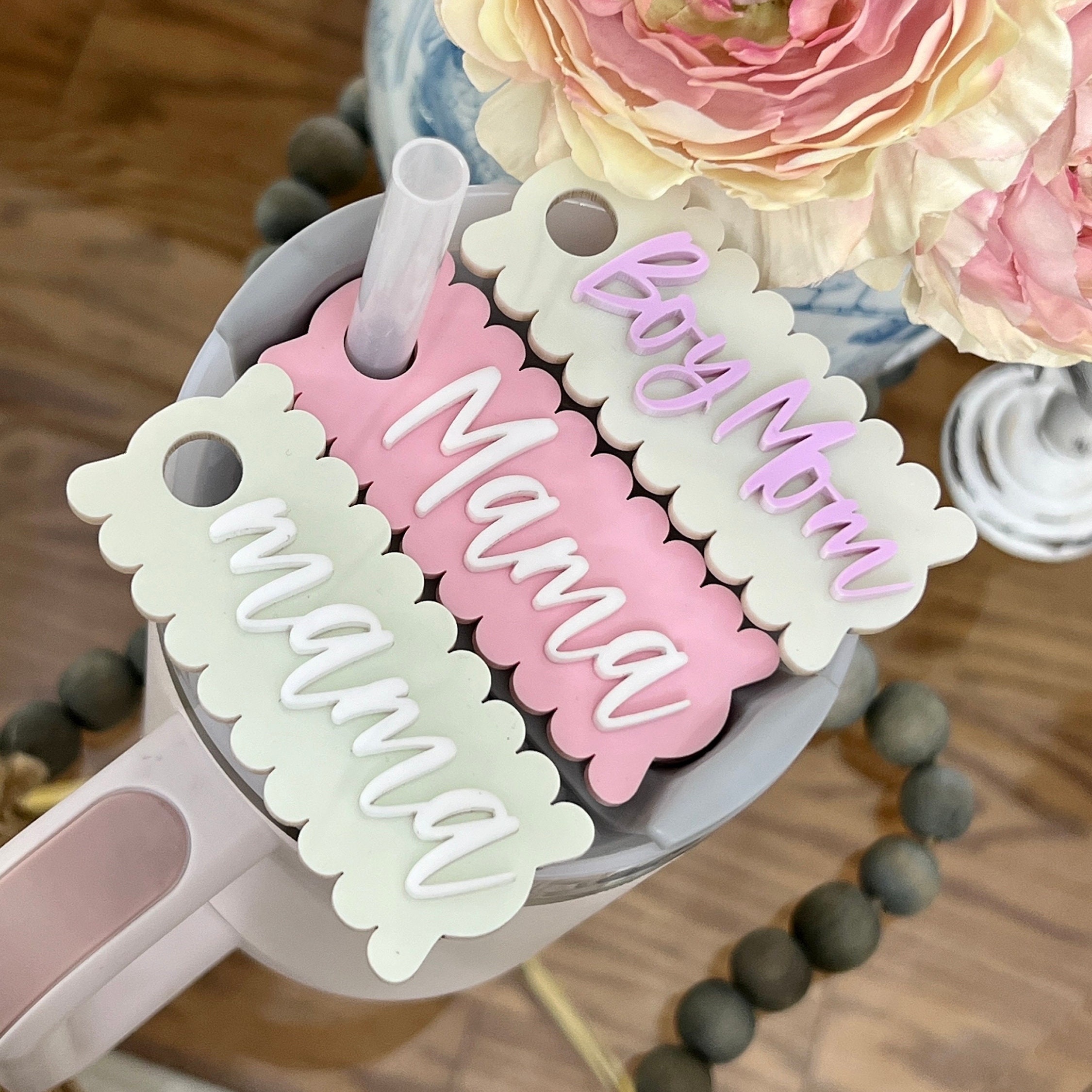 

Custom Acrylic Name Tag For Water Bottles - Personalized Double-layer , Stylish & Creative Gift Idea
