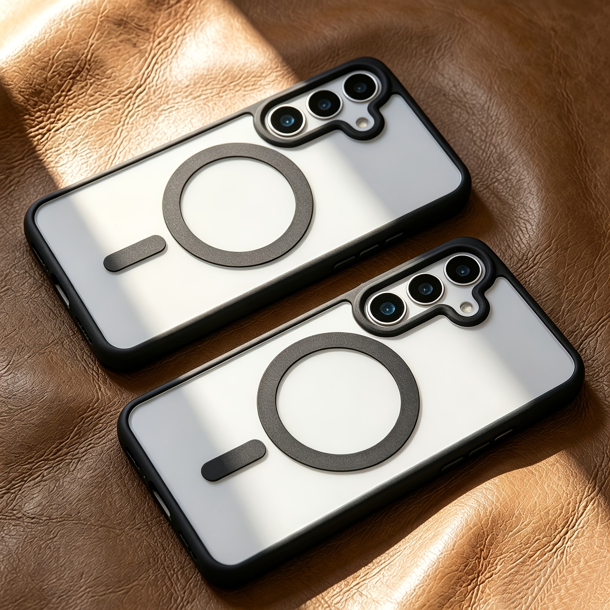 TEMU Phone Case: Business Matte Translucent Anti-fall Mobile Phone Case, Suitable For For Galaxy A57 A37 A56 A55 A35 5g A36 A17 A07 A16 5g S26 Ultra