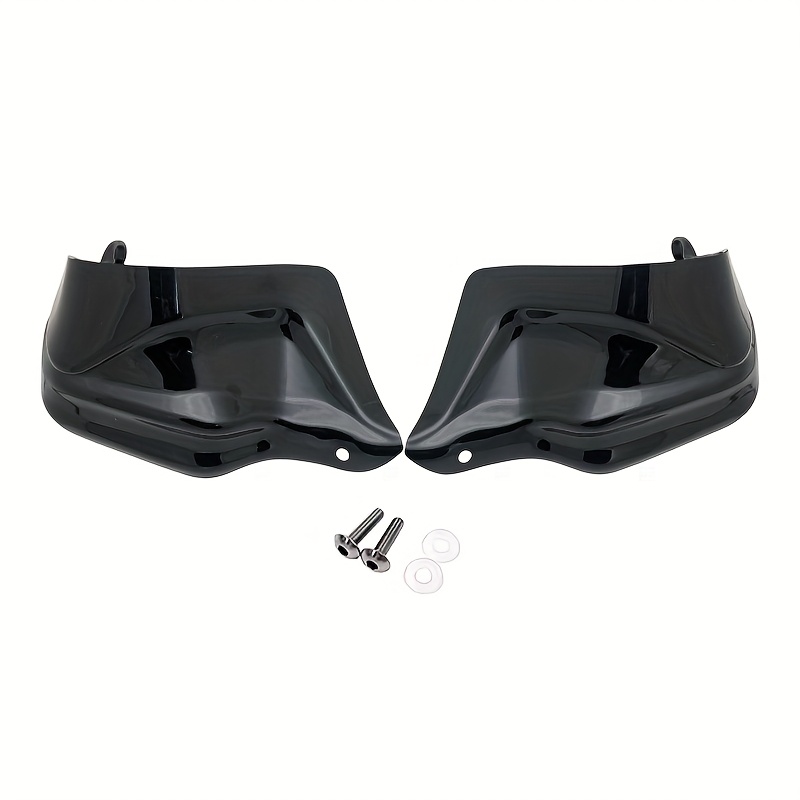 Image of Suitable For R1200gs Lc, Adv, R1250gs, Gsa, F800gs, S1000xr, F750gs, F850gs Motorcycle Hand Guard Windshield - Black/gray, Adventure Riding Gear, Durable Abs Plastic