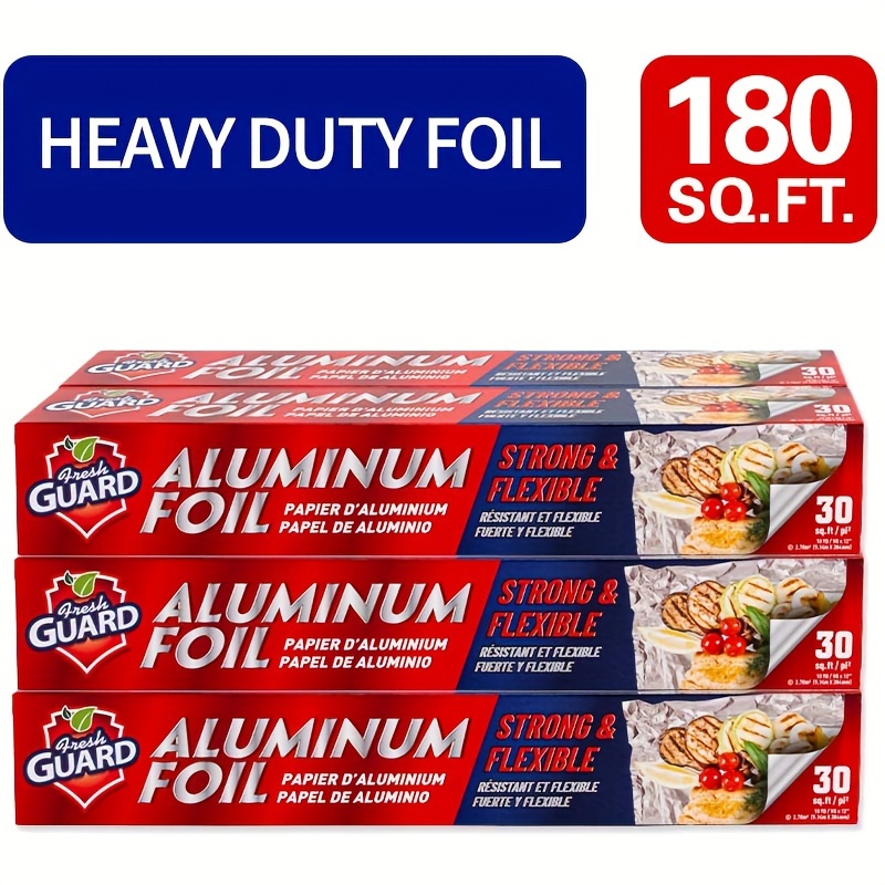 

Duty Aluminum Roll, Of 6, 180 , 12 Width, For Restaurant Use, Disposable Wrapping For , Hot , And Sandwiches