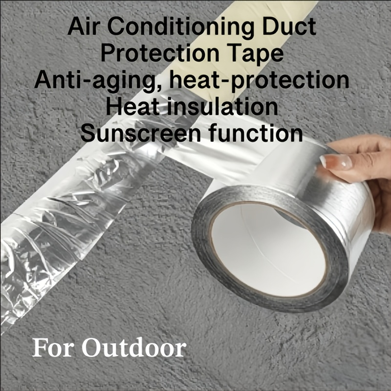 E-shop 30-Meter-lange Klimaanlagenrohr Sonnenschutz Anti-Aging Tape, hochtemperaturbeständiges Wärmeisolations-Klingelband, Solarisolierung für den