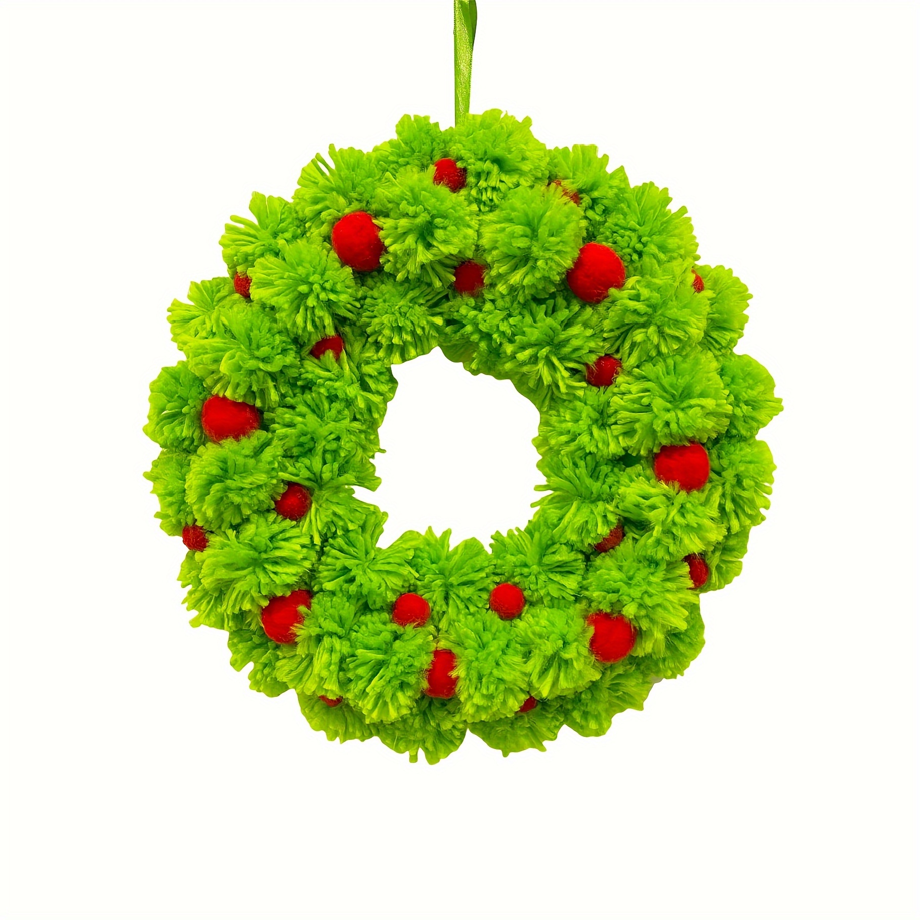 TEMU Couronne de porte de Noël, décoration murale, décoration du Nouvel An, décoration de Noël, décoration de fête, décoration d'intérieur, décor de