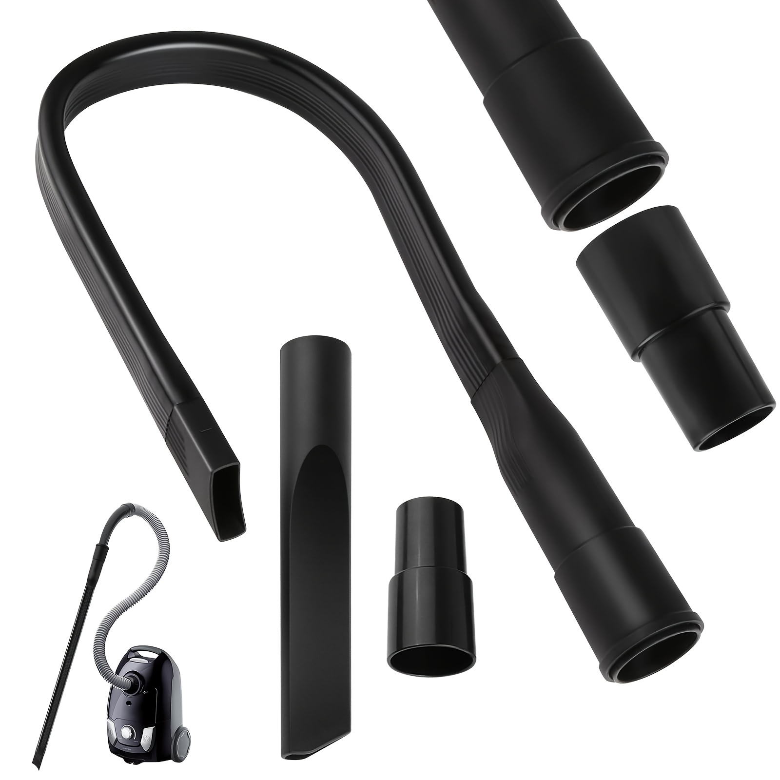 TEMU Long Flexible Crevice Nozzle Vacuum Cleaner, 62cm Vacuum Cleaner Attachment Radiator For All Vacuum Cleaners With 35/32mm Connection, Universal