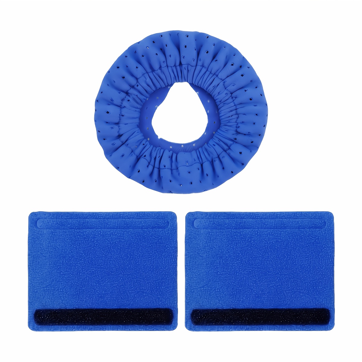 TEMU Doublure de masque CPAP et ensemble de 2 sangles de masque CPAP, housses de coussin anti-empreintes en molleton doux pour masque CPAP à visage