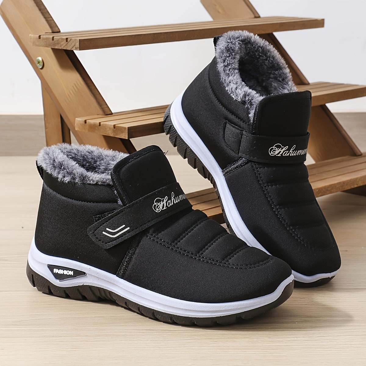 

Thickened Hiking Boots For And Men, Ankle Boots & , Washable, Pvc , Fit,
