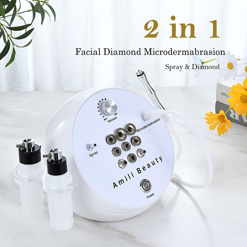 

Diamond Microdermabrasion Machine, Suction Power Professional Dermabrasion, Home Use Facial Skin Care Equipment